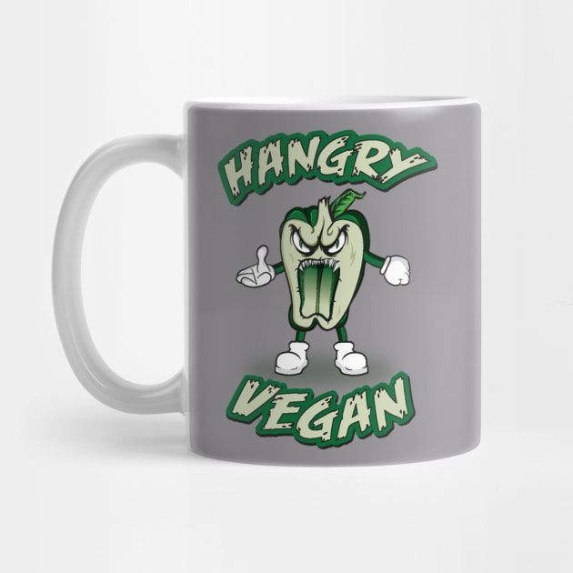 Hungry vegan monster by megadeisgns